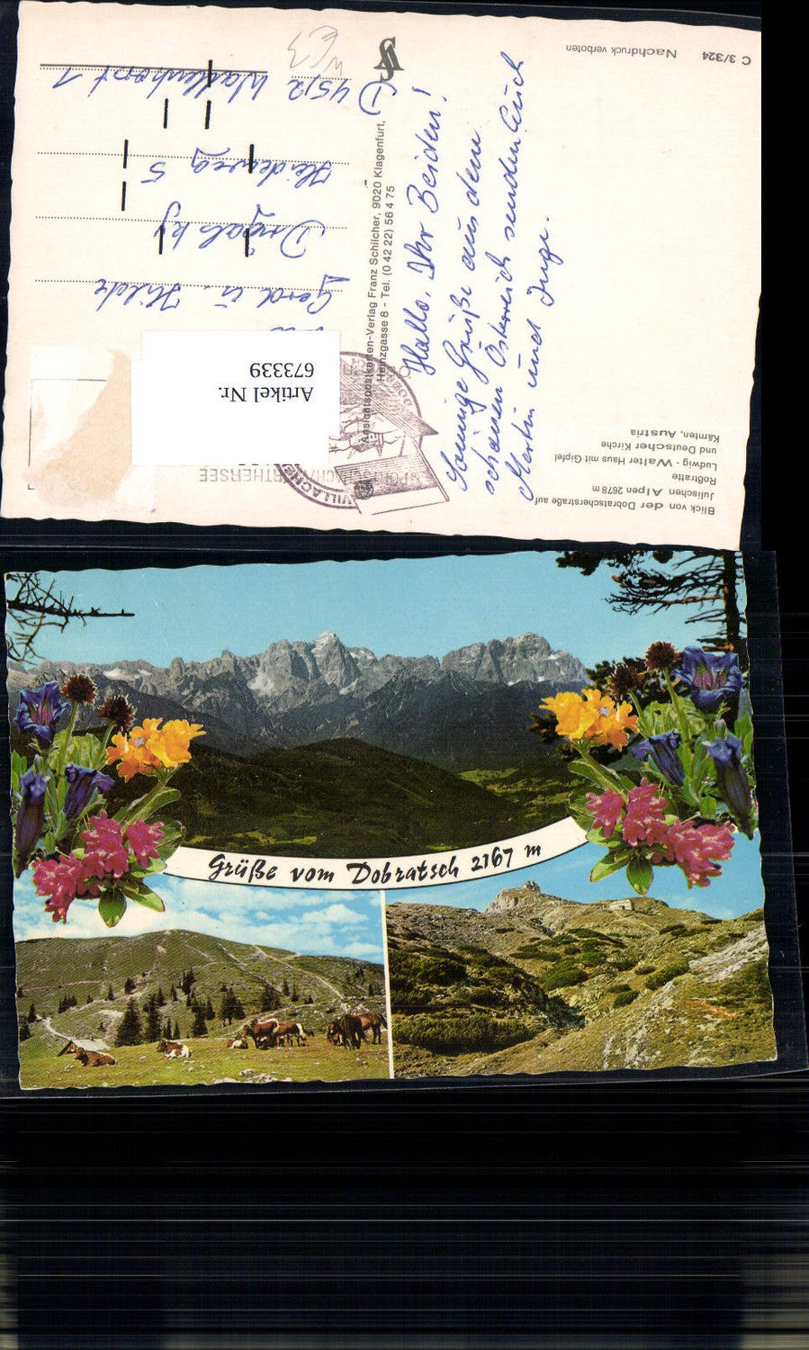 673339,Mehrbild Ak Blick v. d. Dobratscherstraße Roßtratte Ludwig-Walter Haus m. Dt. Kirche