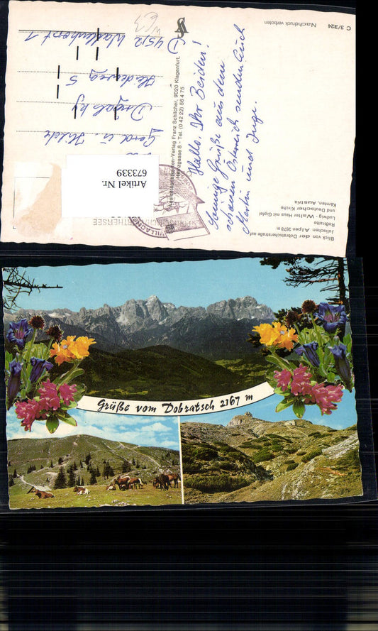 673339,Mehrbild Ak Blick v. d. Dobratscherstraße Roßtratte Ludwig-Walter Haus m. Dt. Kirche