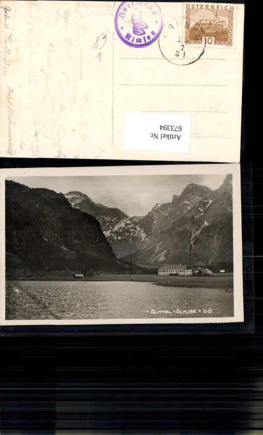 673394,Foto Ak Grünau im Almtal Almsee