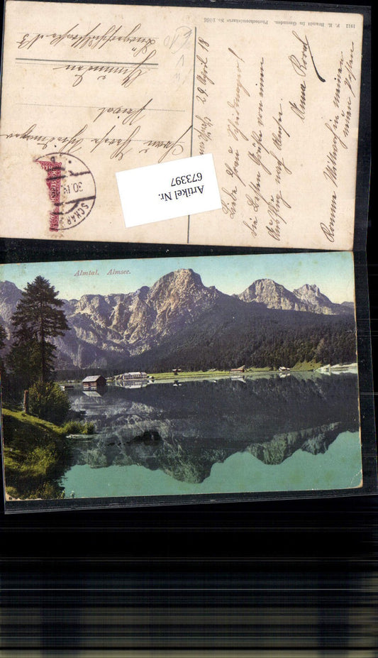 673397,Grünau im Almtal Almsee pub F. E. Brandt 1066