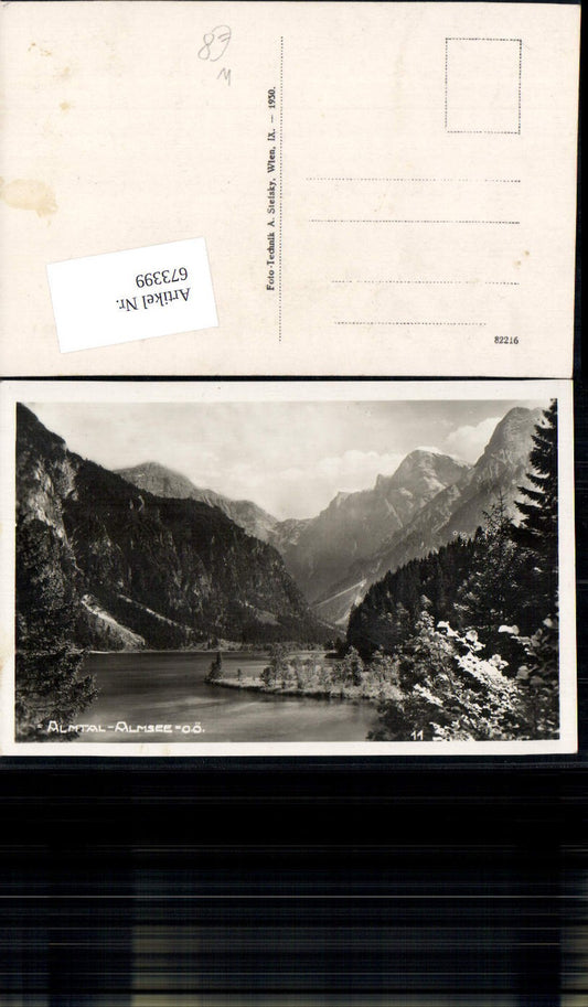 673399,Foto Ak Grünau im Almtal Almsee