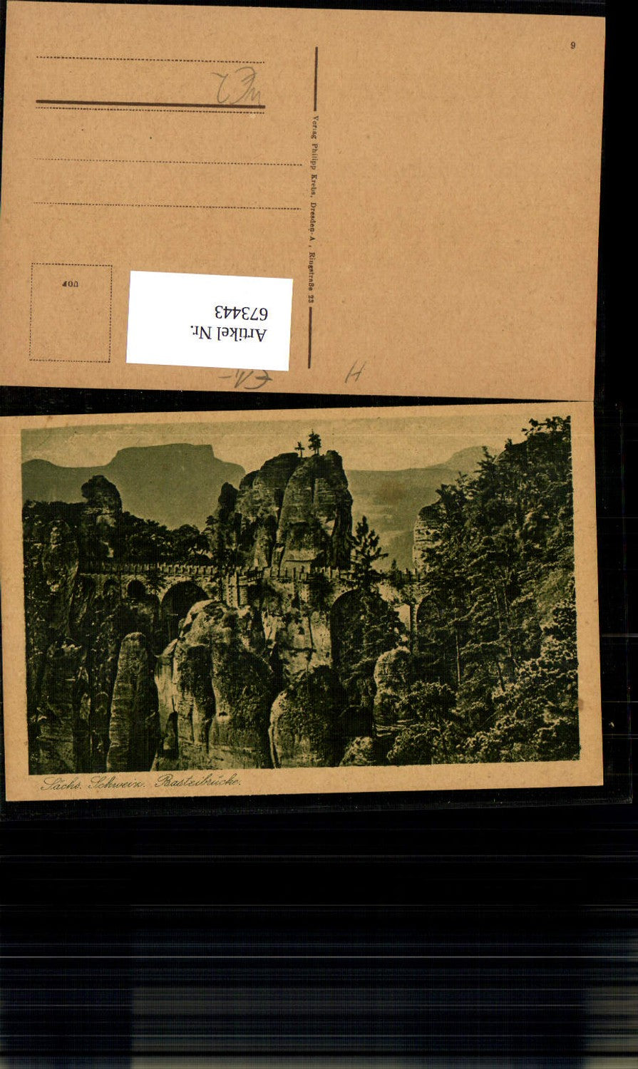 673443,Sächs. Schweiz Basteibrücke Lohmen Wehlen