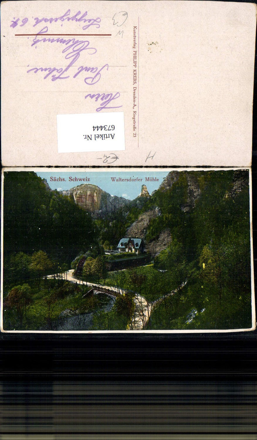 673444,Porschdorf Bad Schandau Sächs. Schweiz Waltersdorfer Mühle