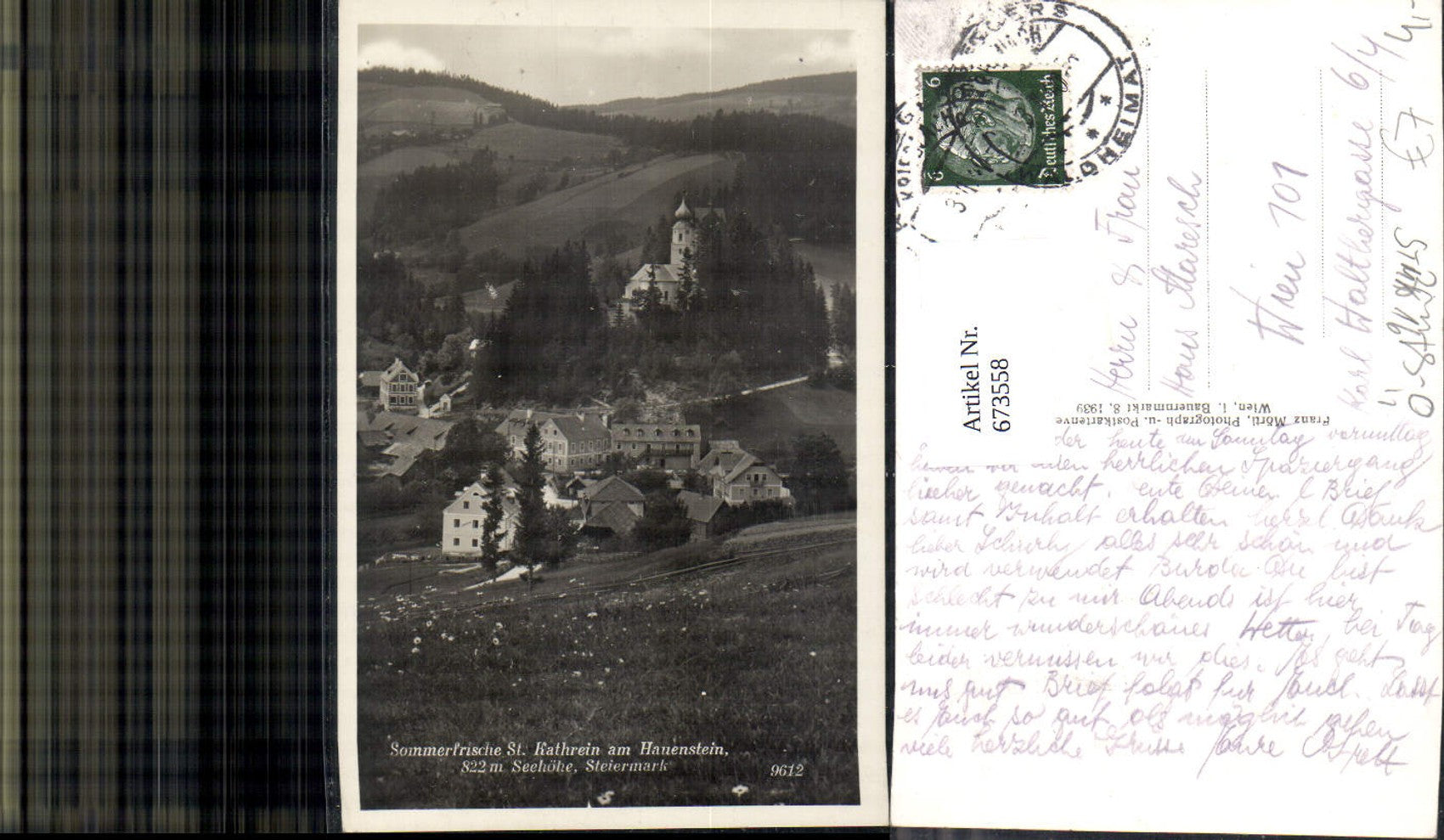 Alte Ansichtskarte – Old Postcard