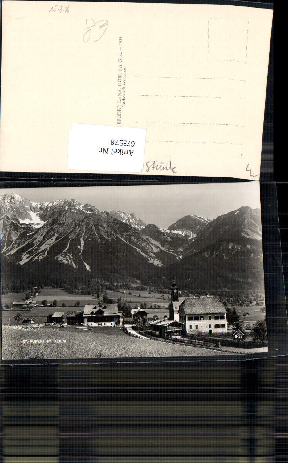 Alte Ansichtskarte – Old Postcard