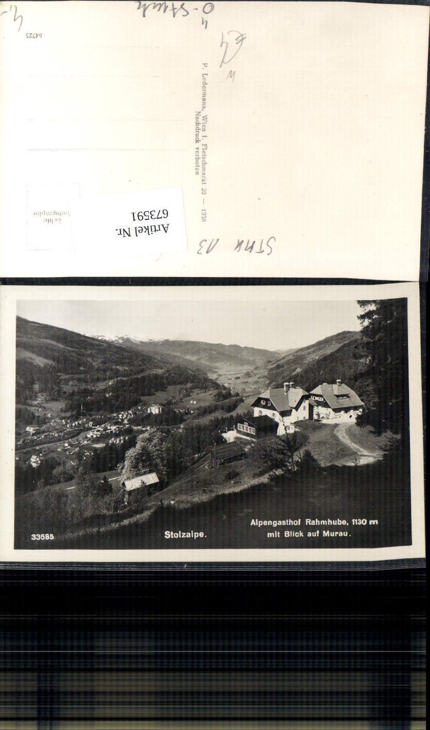 Alte Ansichtskarte – Old Postcard