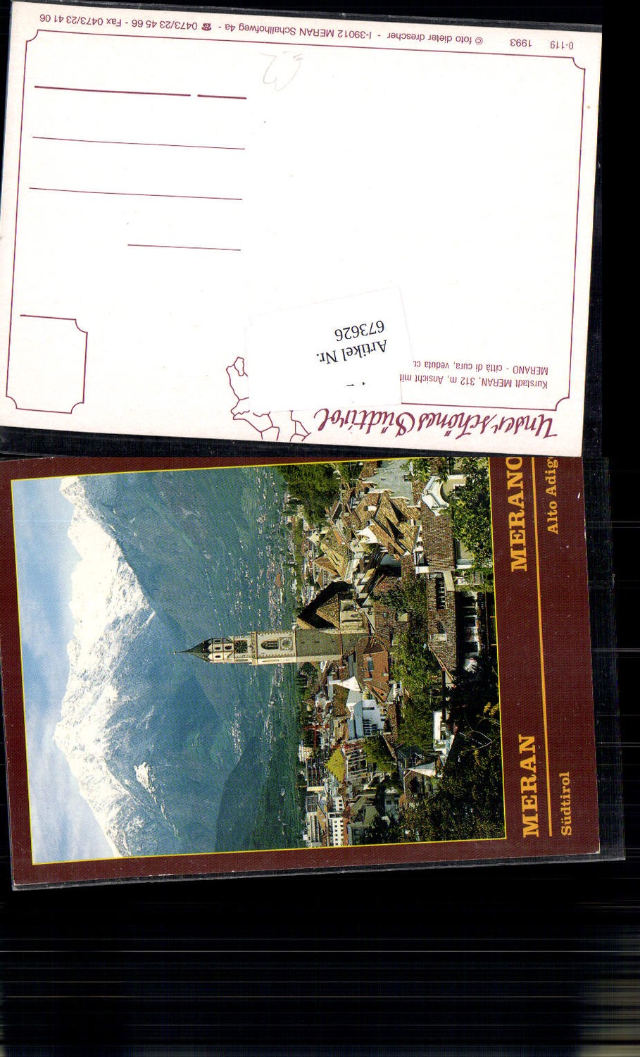 Alte Ansichtskarte – Old Postcard
