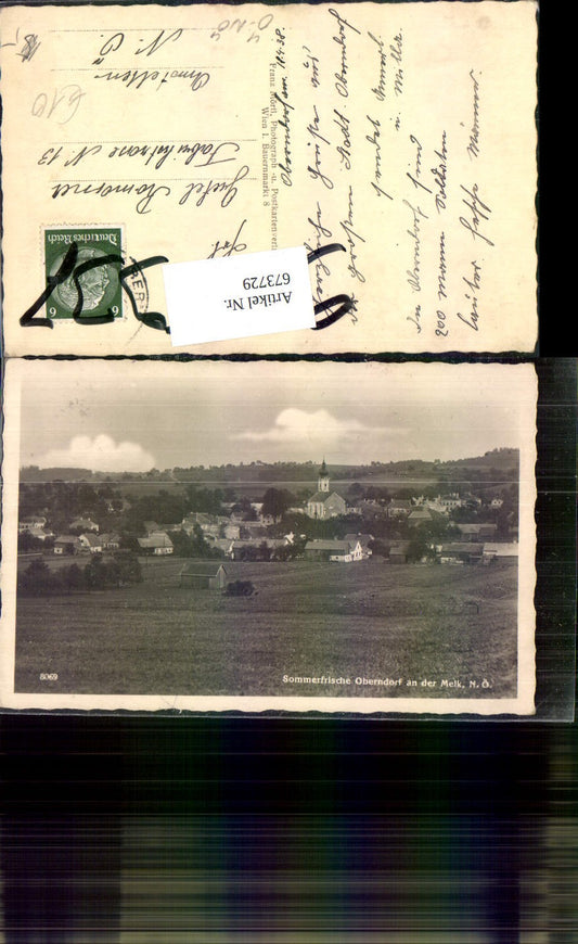 673729,Foto Ak Oberndorf a. d. Melk Ansicht