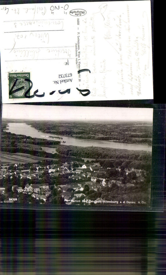 673732,Foto Ak Bad Deutsch-Altenburg Totale