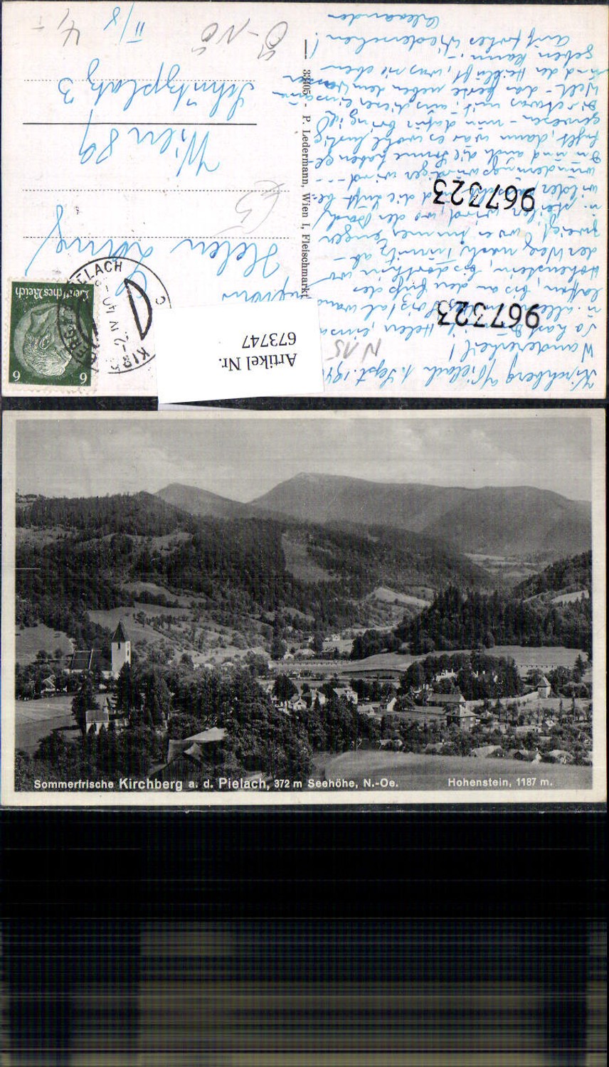 673747,Kirchberg a. d. Pielach mit Hohenstein