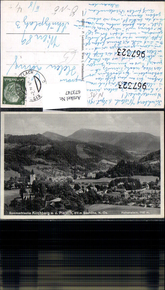 673747,Kirchberg a. d. Pielach mit Hohenstein