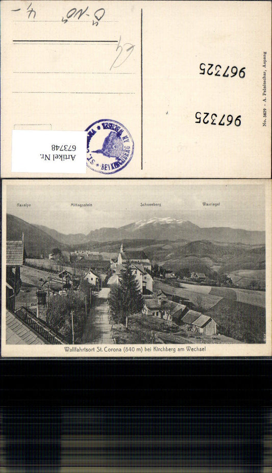 673748, Pilgrimage site St. Corona a. Wechsel