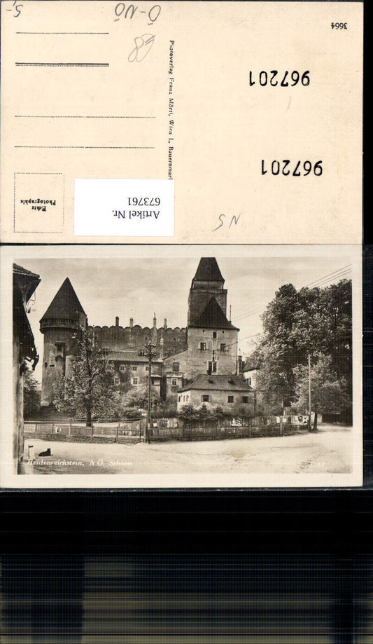 673761,Foto Ak Heidenreichstein Schloss Burg