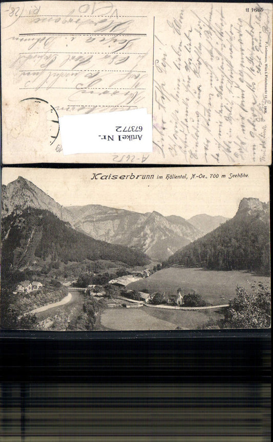 673772, Kaiserbrunn i. Höllental Reichenau an der Rax pub P. Ledermann 2894B