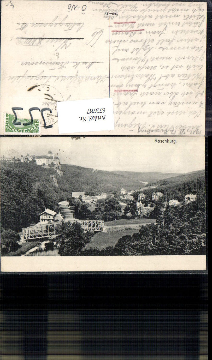 673787,Foto Ak Rosenburg Rosenburg-Mold