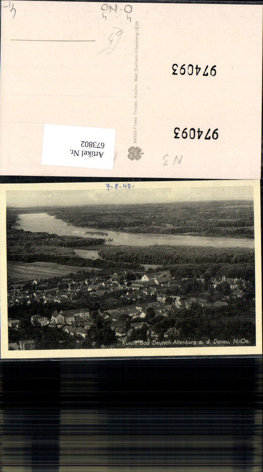 673802,Foto Ak Bad Deutsch-Altenburg