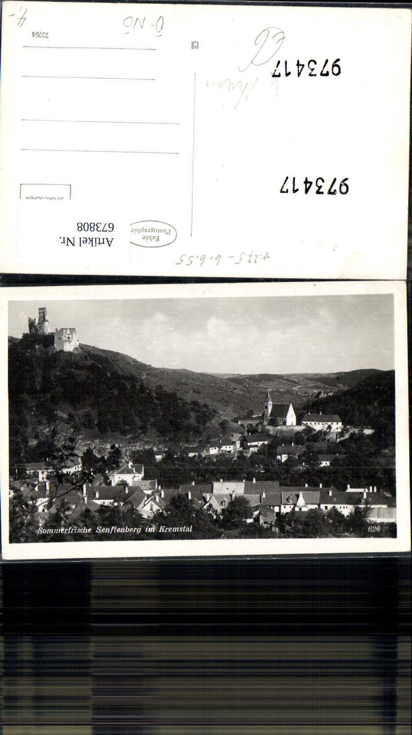 673808,Foto Ak Senftenberg i. Kremstale