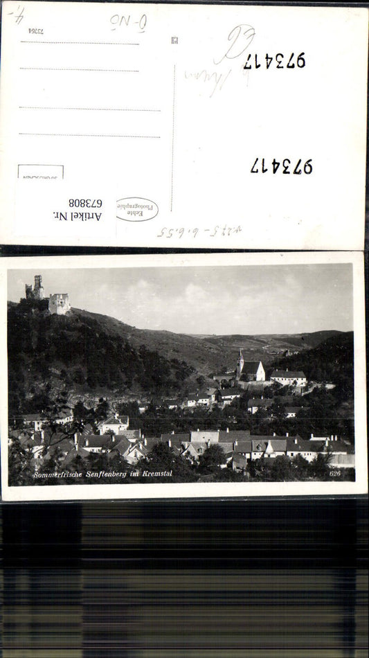 673808,Foto Ak Senftenberg i. Kremstale