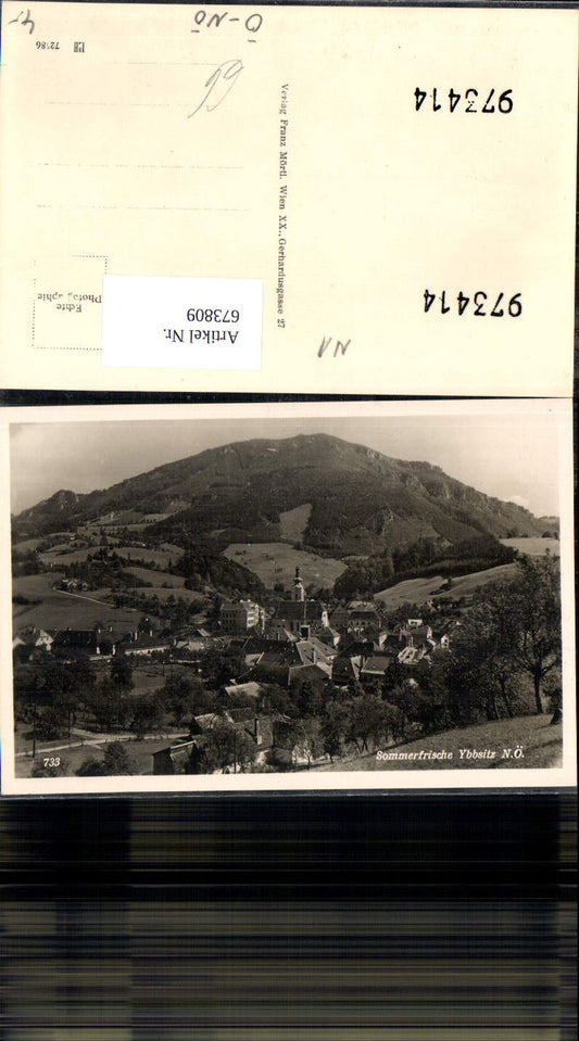 673809,Foto Ak Ybbsitz Ansicht