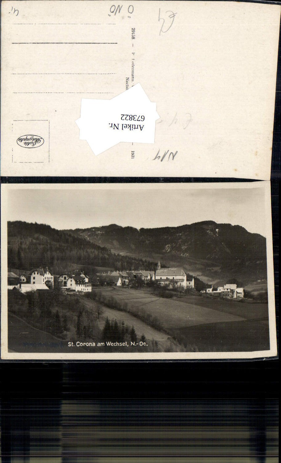 673822,Foto Ak St Corona a. Wechsel Ansicht