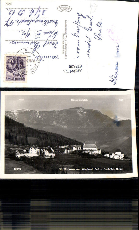 673829, Photo Ak St Corona a. Wechsel Totale