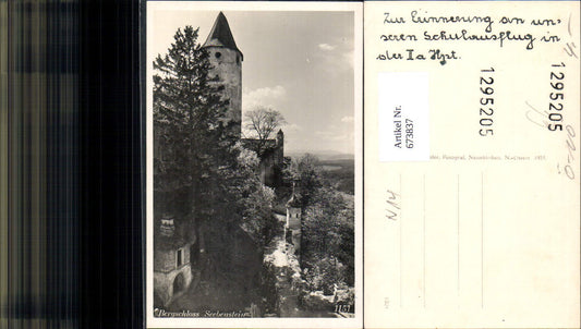 673837,Photo Ak Bergschloss Seebenstein