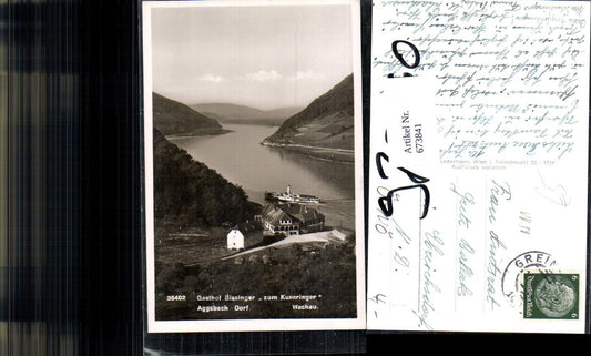 673841,Foto Ak Aggsbach Dorf Wachau Gasthof Bissinger zum Kuenringer Schiff Dampfer
