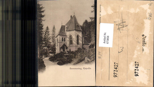 673858, Semmering Semmering-Kurort Chapel