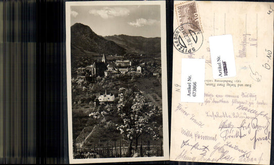 673866,Foto Ak Spitz a. d. Donau Wachau Ansicht