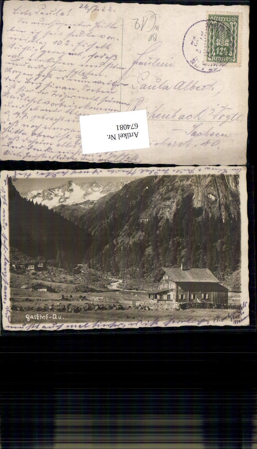 Alte Ansichtskarte – Old Postcard