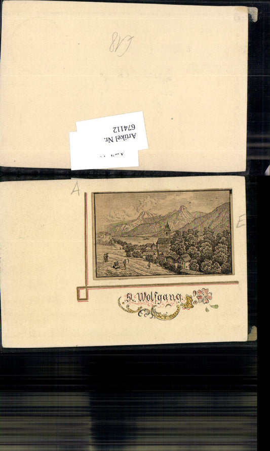 674112,Selbstgemachte Ansichtskarte Do it Yourself St. Wolfgang am Wolfgangsee