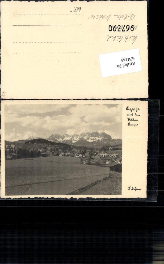 674145,Fotokunst Dr. Defner Kitzbühel m. Wilden Kaiser