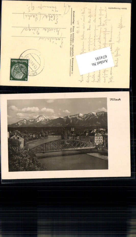 674191,Villach Brücke Drau
