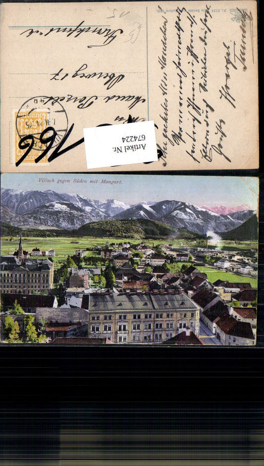 674224,Villach gegen Süden