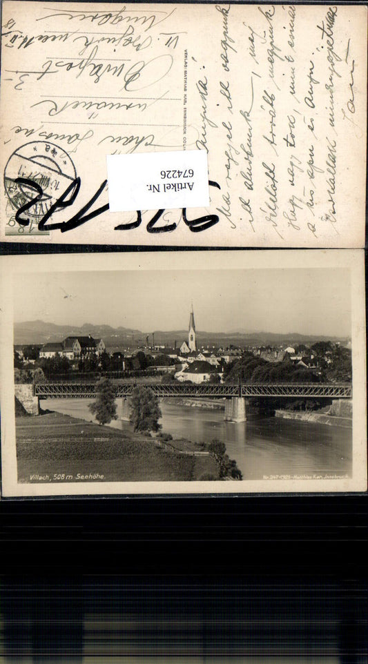 674226,Villach Brücke Drau