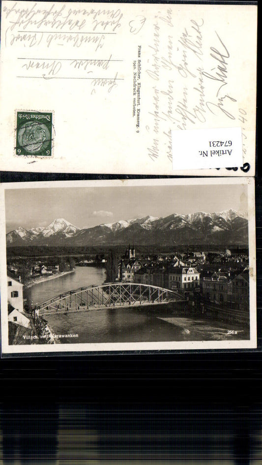 674231,Villach Brücke Drau