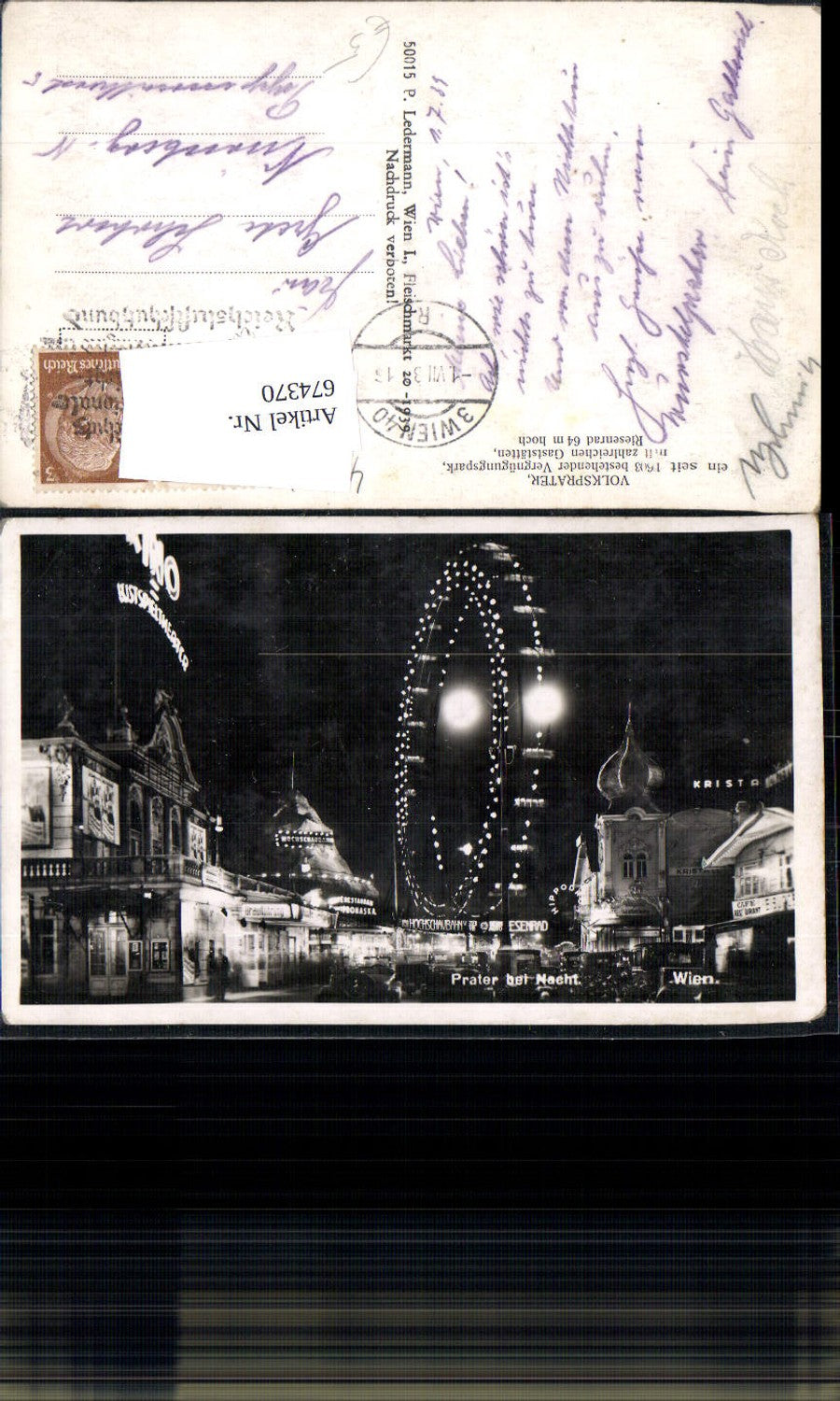 Alte Ansichtskarte – Old Postcard