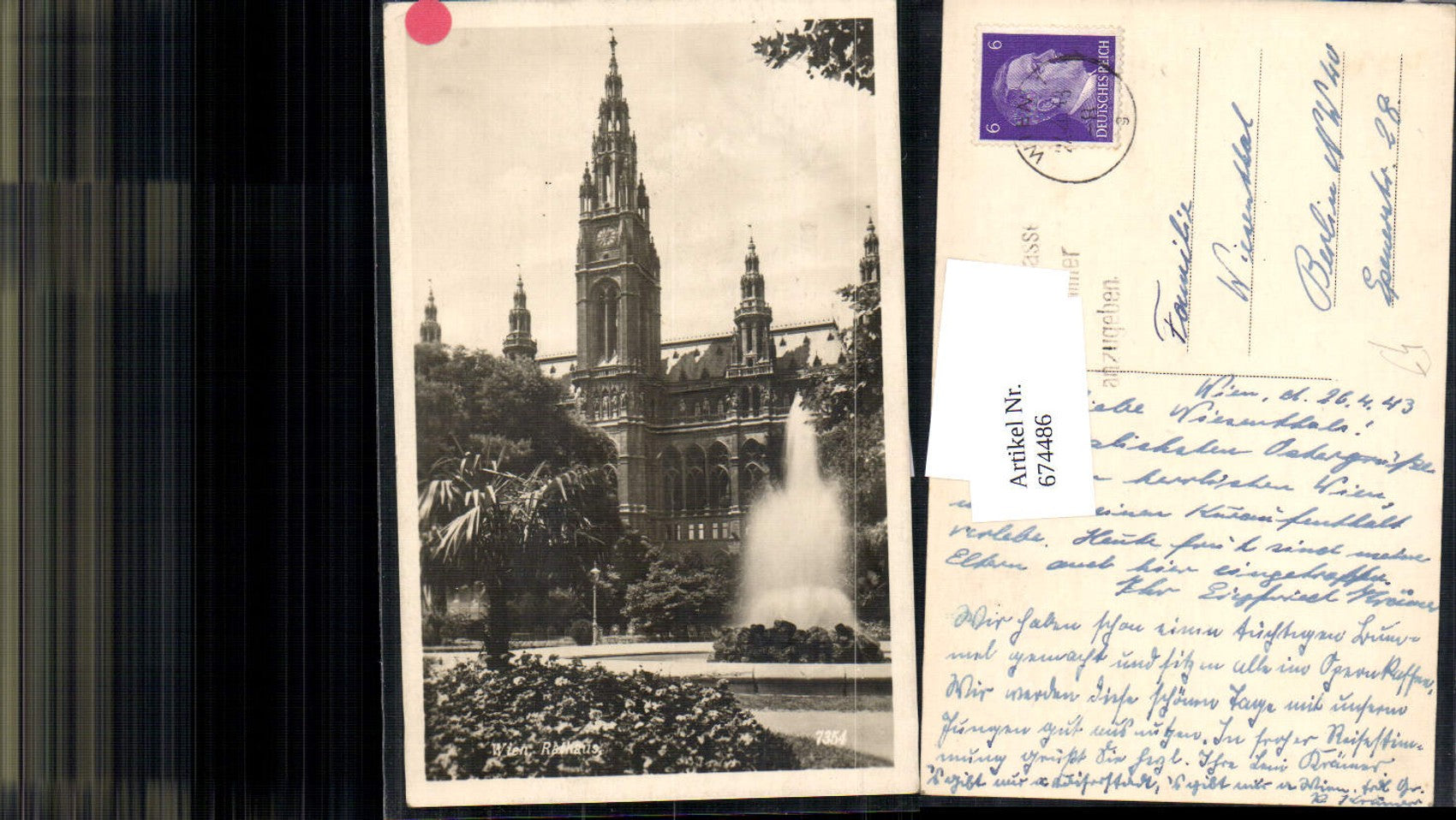 Alte Ansichtskarte – Old Postcard