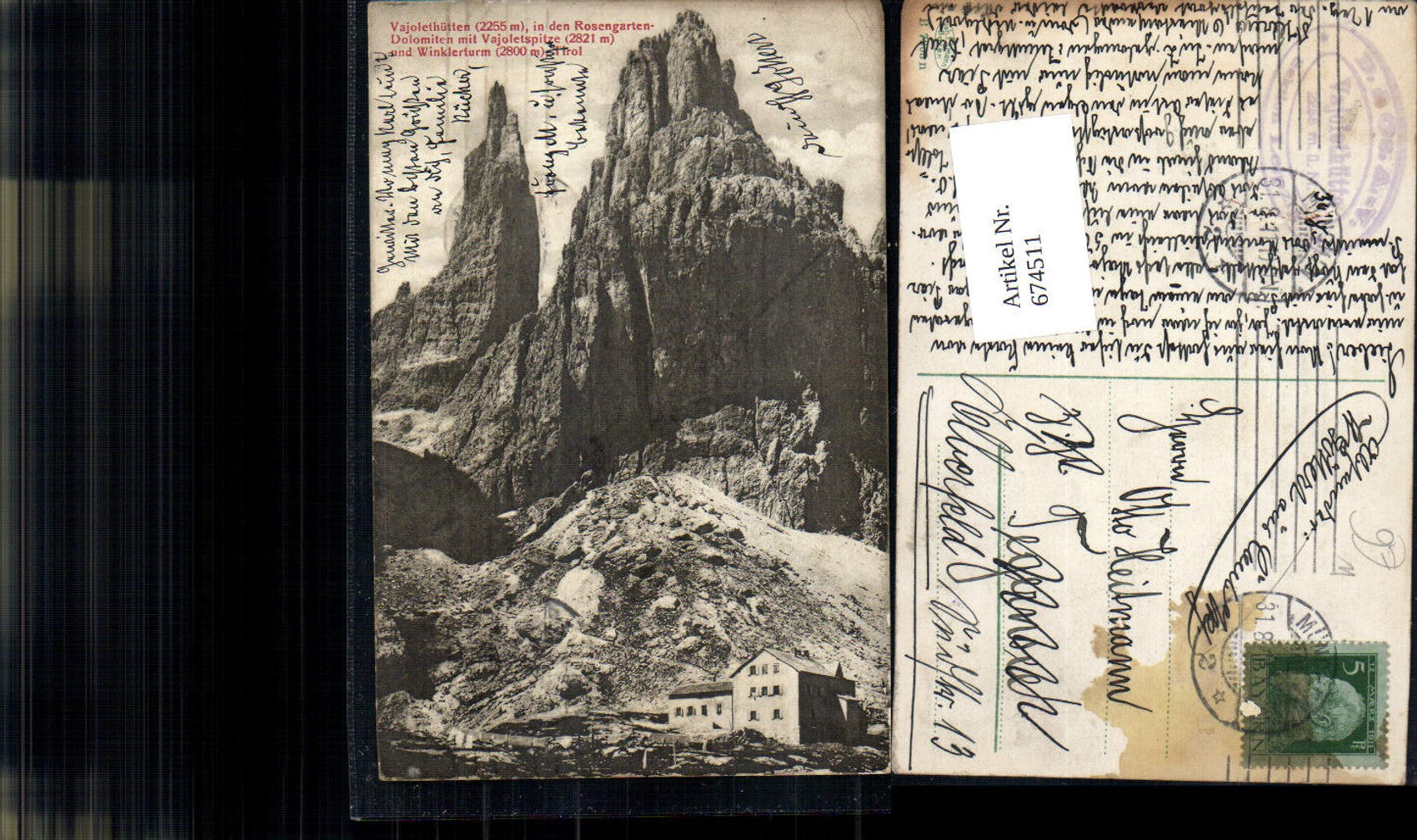 Alte Ansichtskarte – Old Postcard