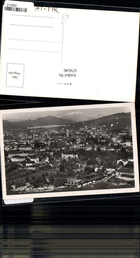 674546,Klagenfurt m. Kreuzbergl Wörthersee pub Foto Klauer