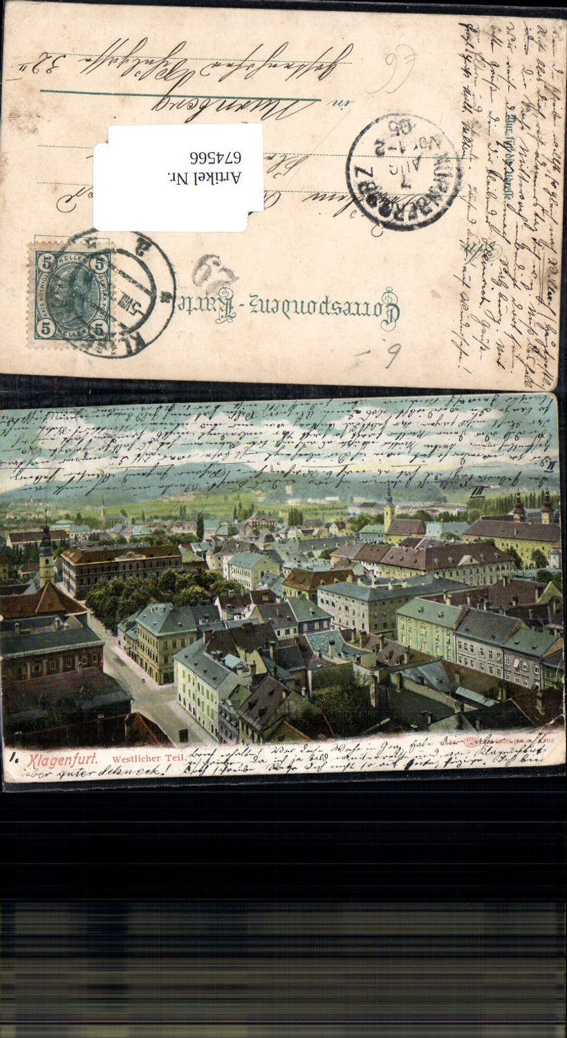 674566,Klagenfurt Westlicher Teil Detailansicht