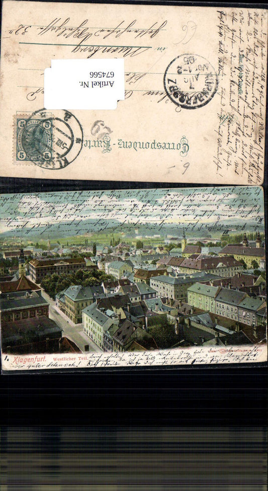 674566,Klagenfurt Westlicher Teil Detailansicht