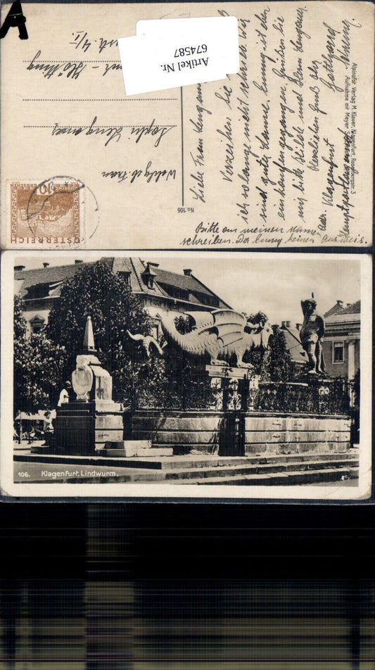 674587,Klagenfurt Lindwurm