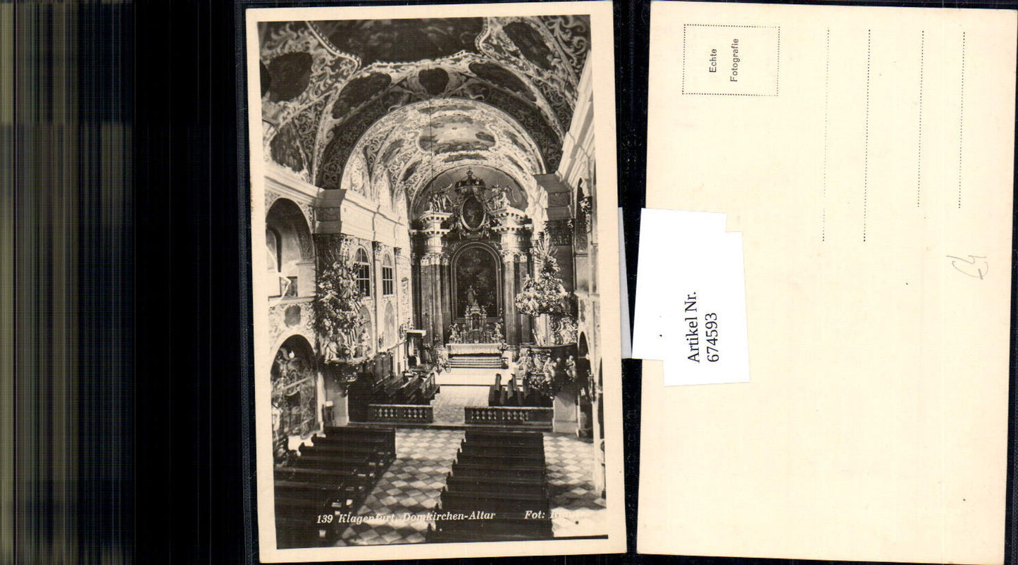 674593,Klagenfurt Domkirche Kirche Altar pub Foto Klauer 139