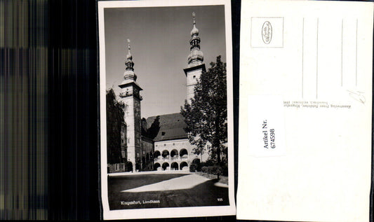 674598,Klagenfurt Landhaus