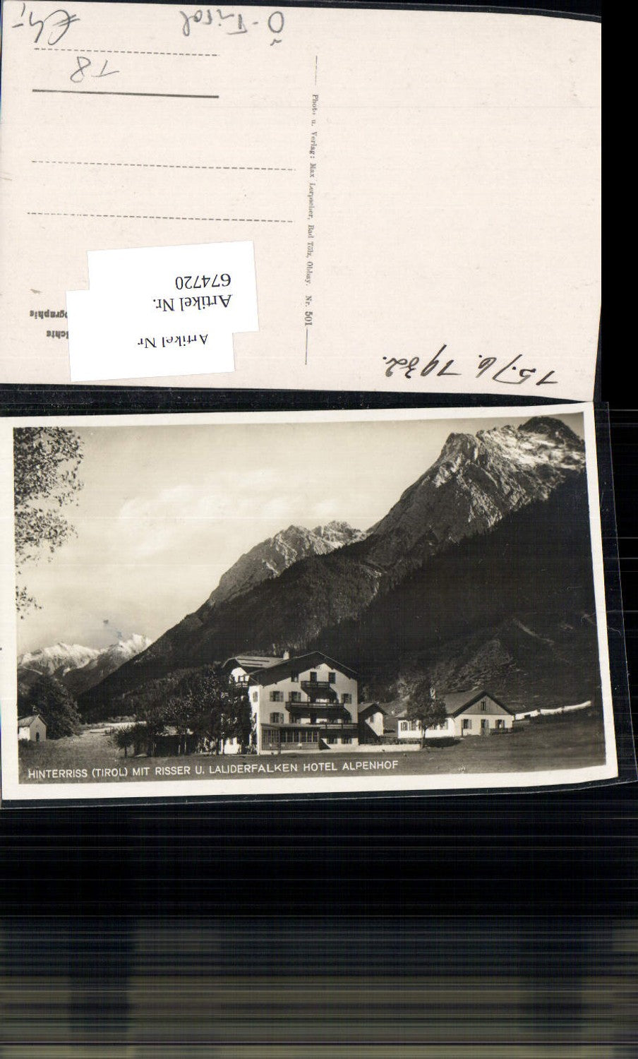Alte Ansichtskarte – Old Postcard