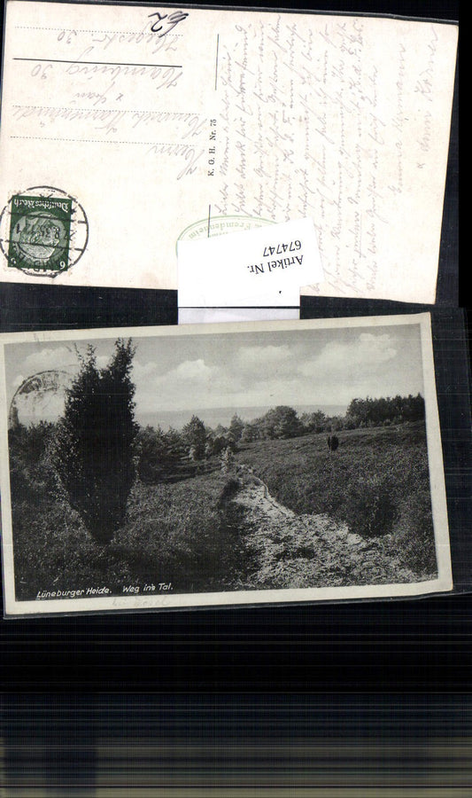 674747,Lüneburger Heide Weg ins Tal