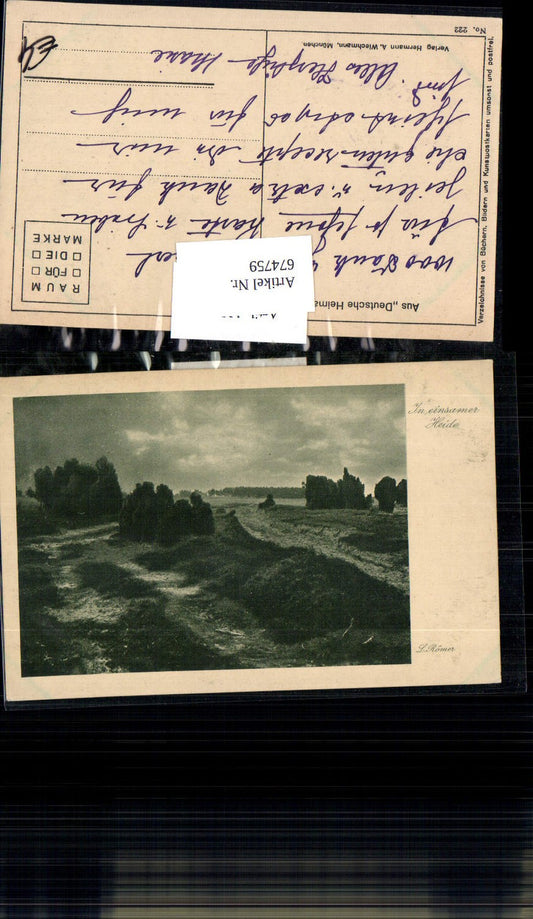 674759,Lüneburger Heide L. Römer signiert