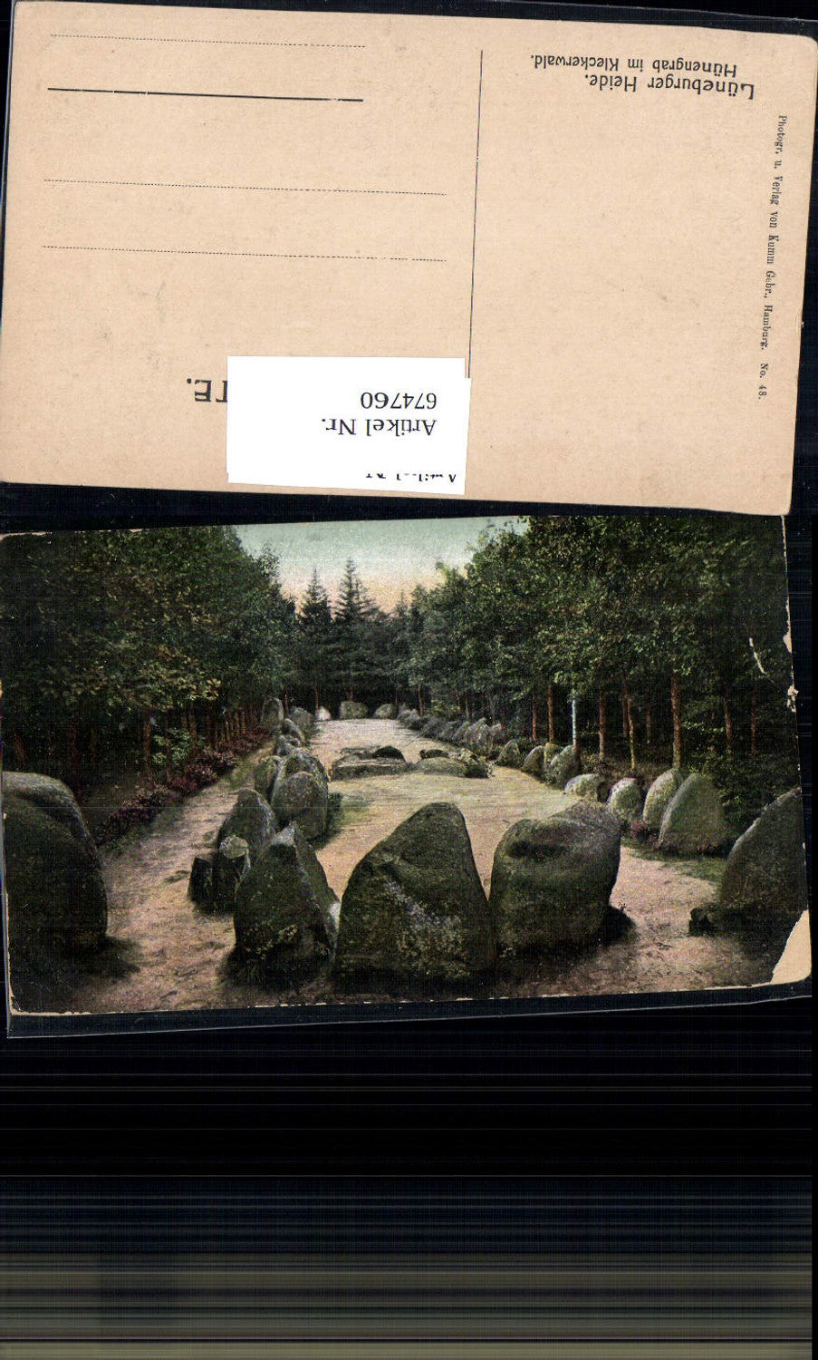 674760,Lüneburger Heide Hünengrab Kleckerwald