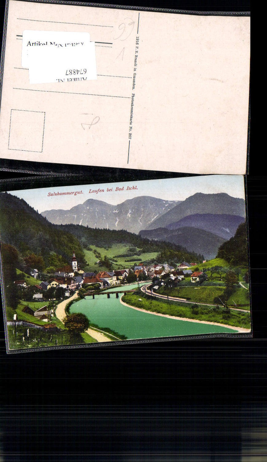 674887,Laufen bei Bad Ischl Salzkammergut pub F.E. Brandt 207